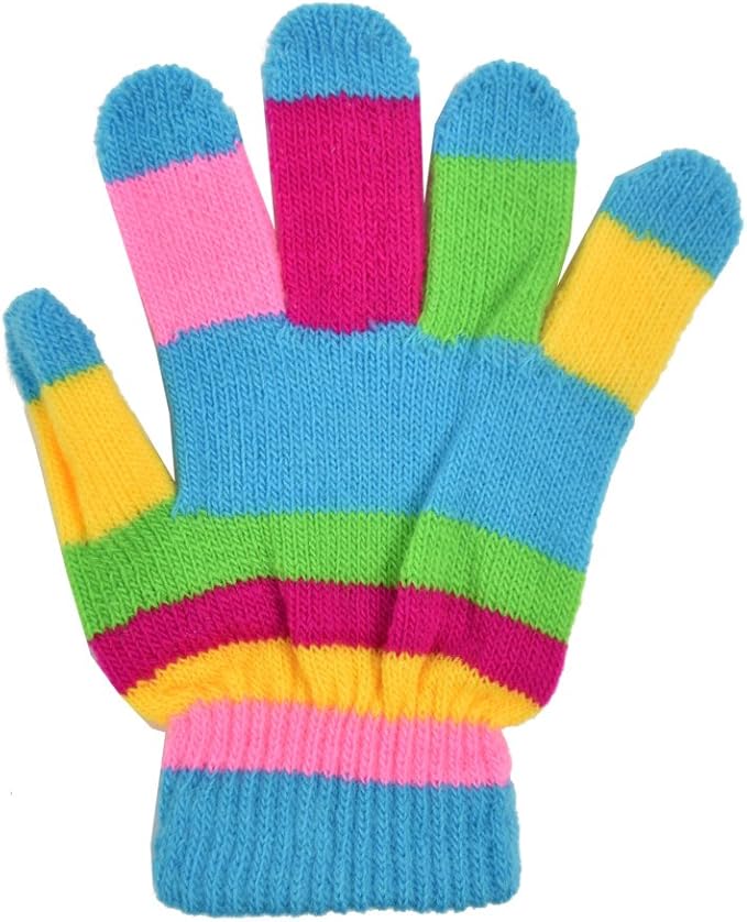 Baby Woolen Gloves Multi Maroon - Sunshine