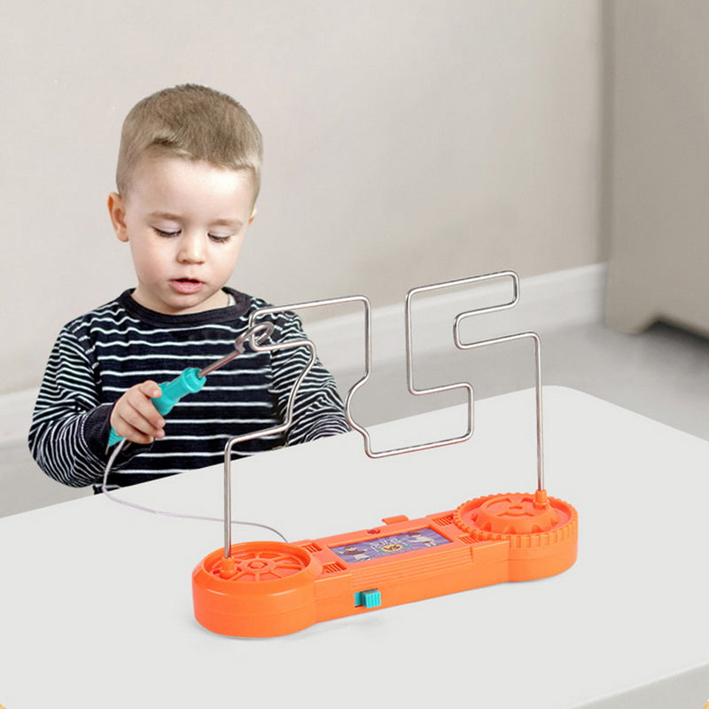 Electric Shock Toy Education Electric Touch Funny Maze Game Party Funny Game Science Experiment Toys For Kids(random Color)