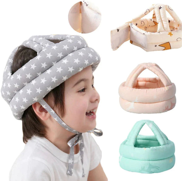 Baby Safety Helmet Head Protection Headgear Toddler Anti-fall Pad Children Learn To Walk Crash Cap (Random Design