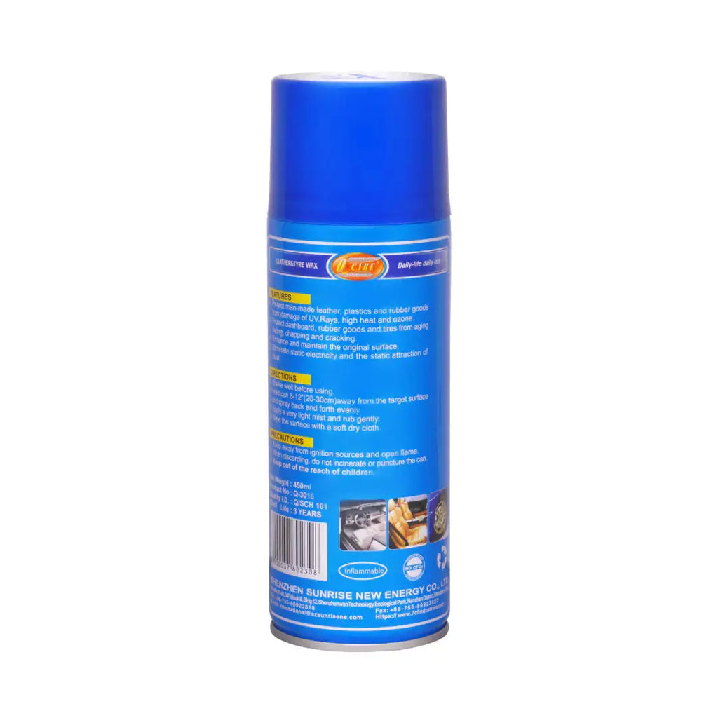 7CF Dashboard Leather And Tyre Wax Yulan