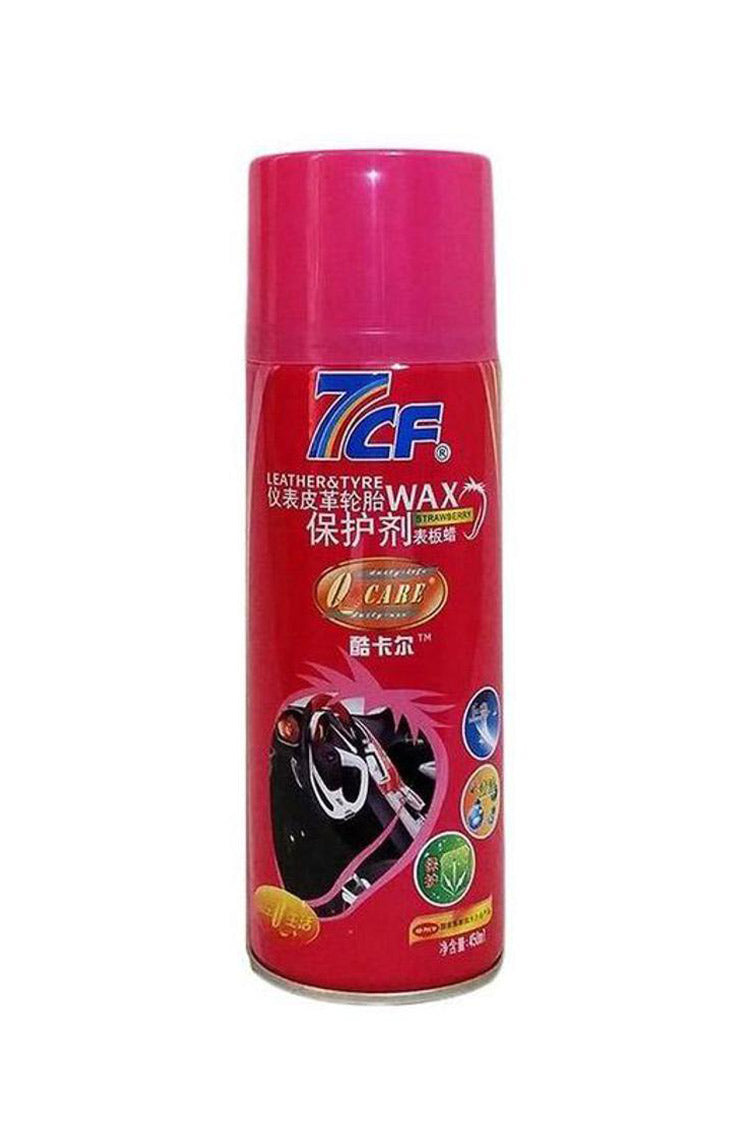 7CF Dashboard Polish Spray & Shiner Leather & Tyre Wax Strawberry