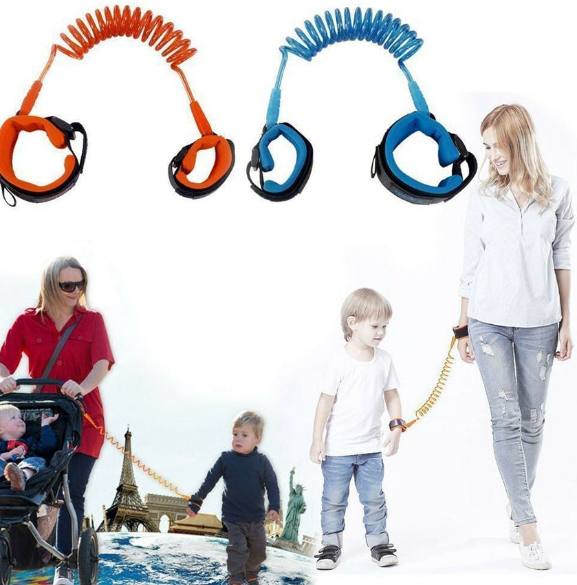 Baby Child Anti Lost Wrist Link Safety Harness Strap Rope, Wristband For Toddlers, Kids Loss